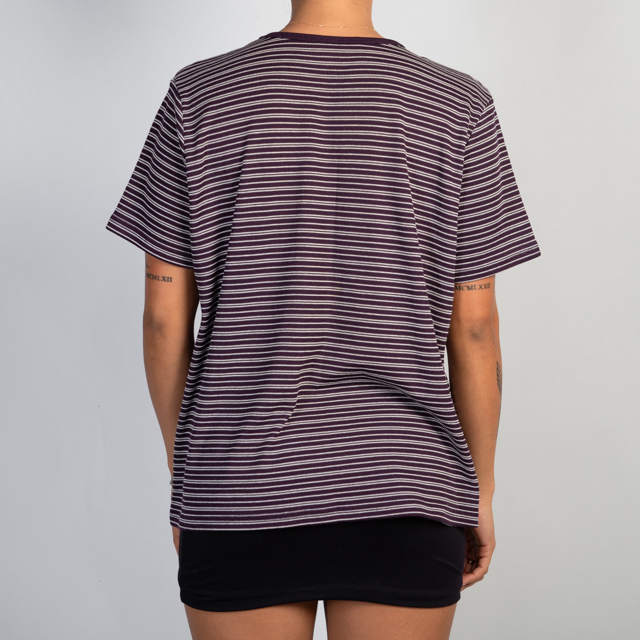 PURPLE STRIPE TSHIRT