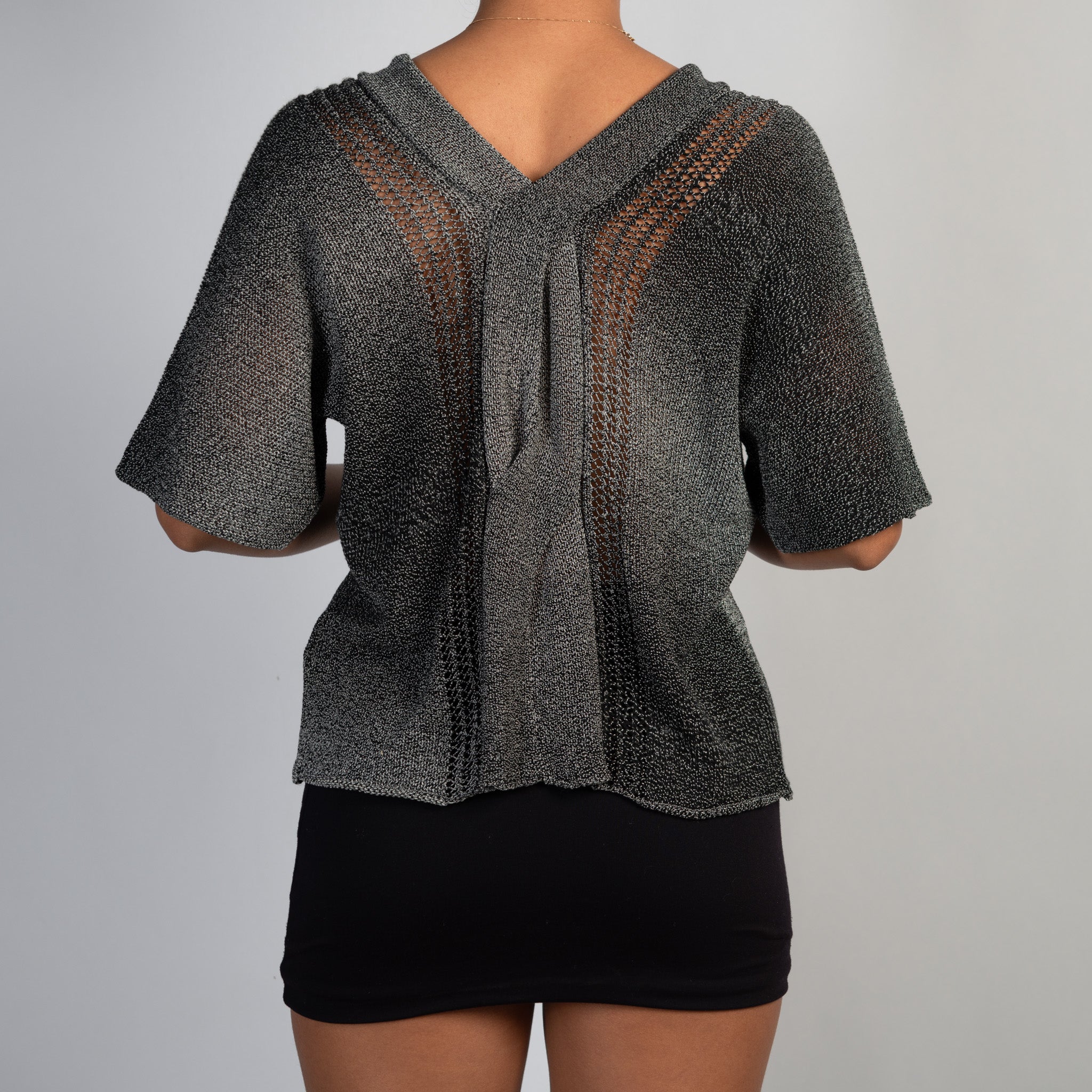 SILVER MARLE CARDIGAN TOP