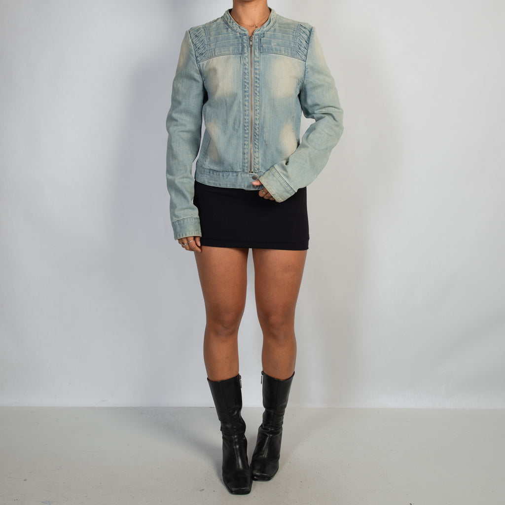 DENIM ZIP JACKET