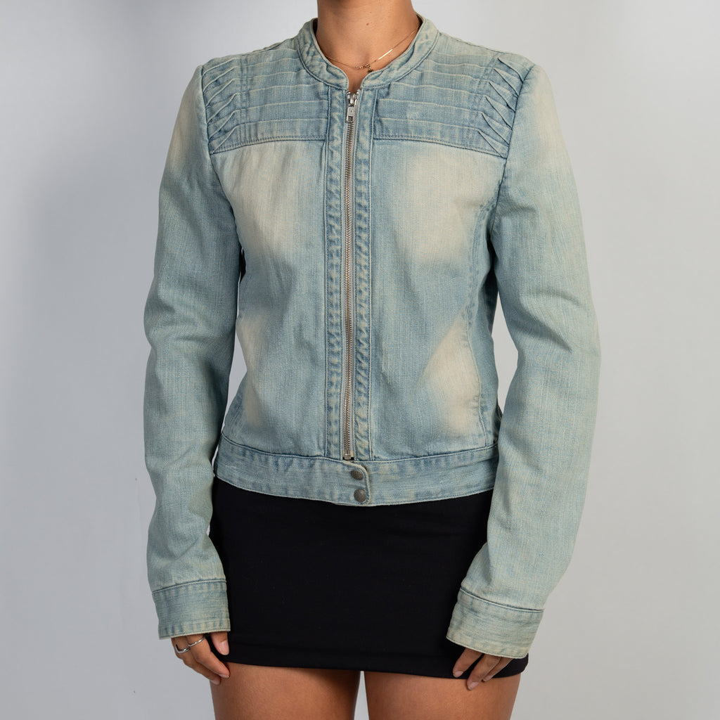 DENIM ZIP JACKET