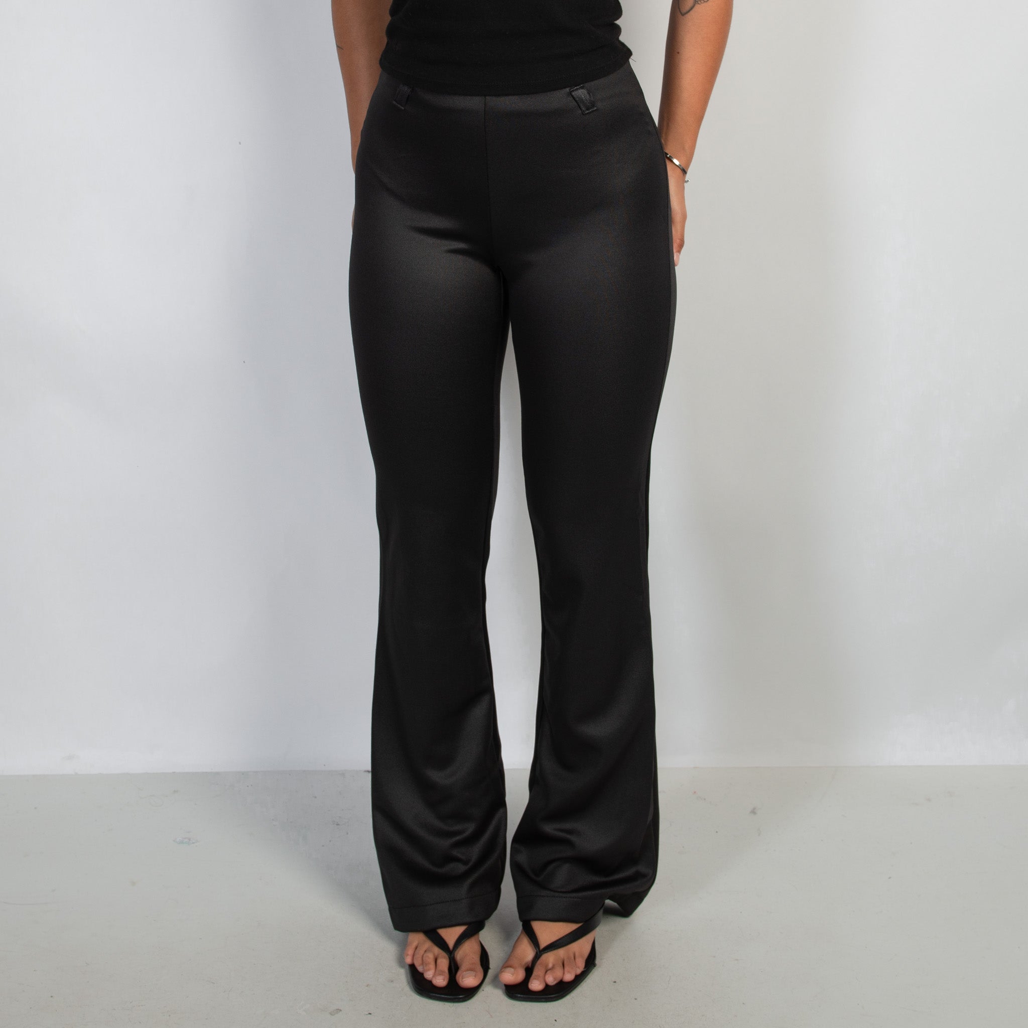 BLACK BOOTCUT PANTS