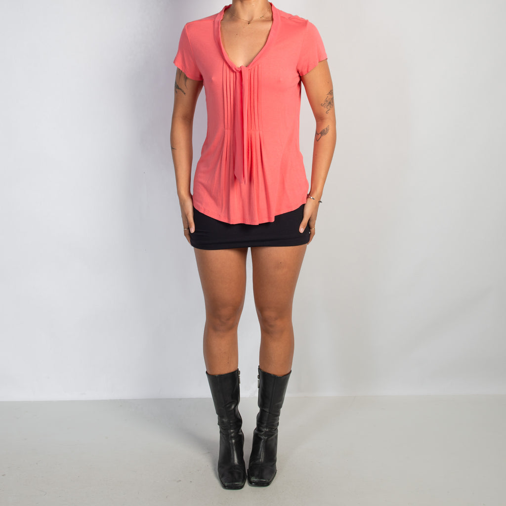 BRIGHT CORAL BLOUSE