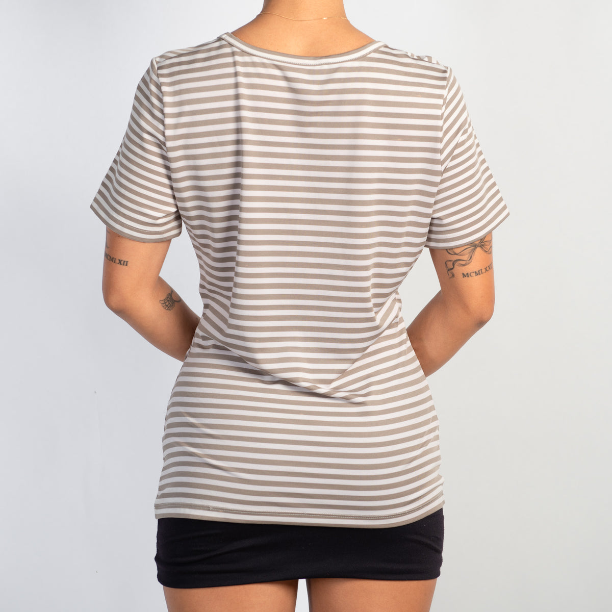 STRIPE STRETCH TOP