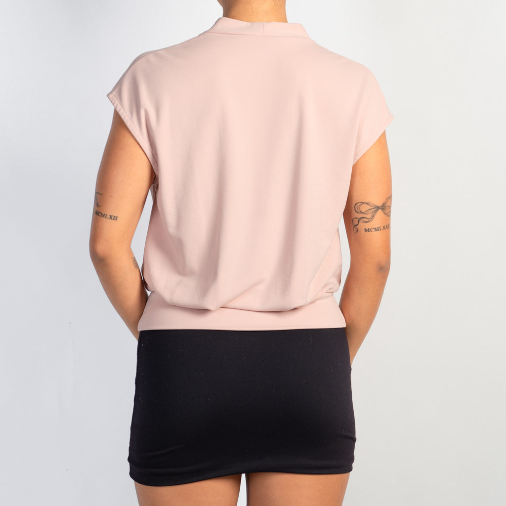 PINK CROSSOVER TOP