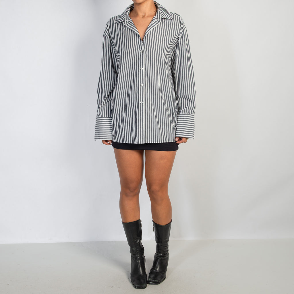 COTTON STRIPE BLOUSE