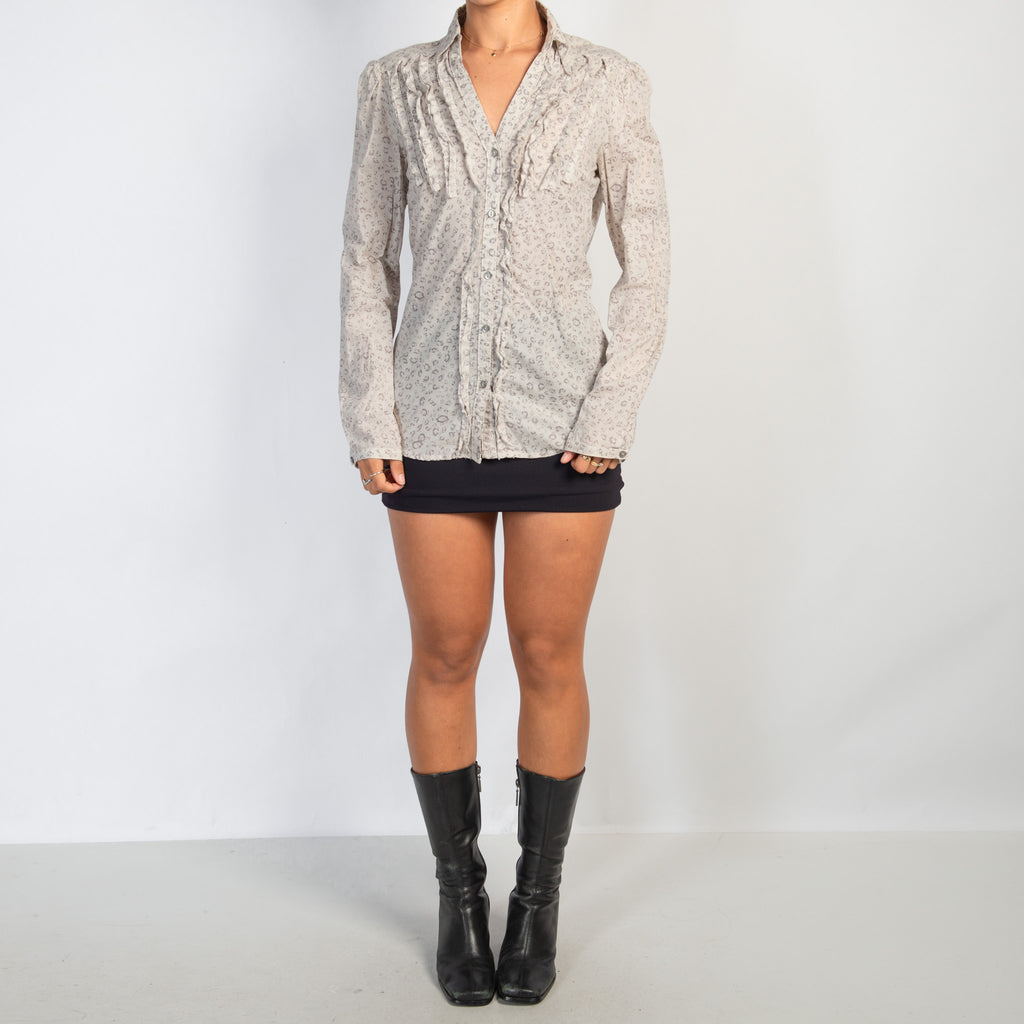 COTTON PATTERN BLOUSE