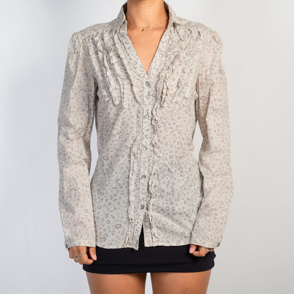 COTTON PATTERN BLOUSE