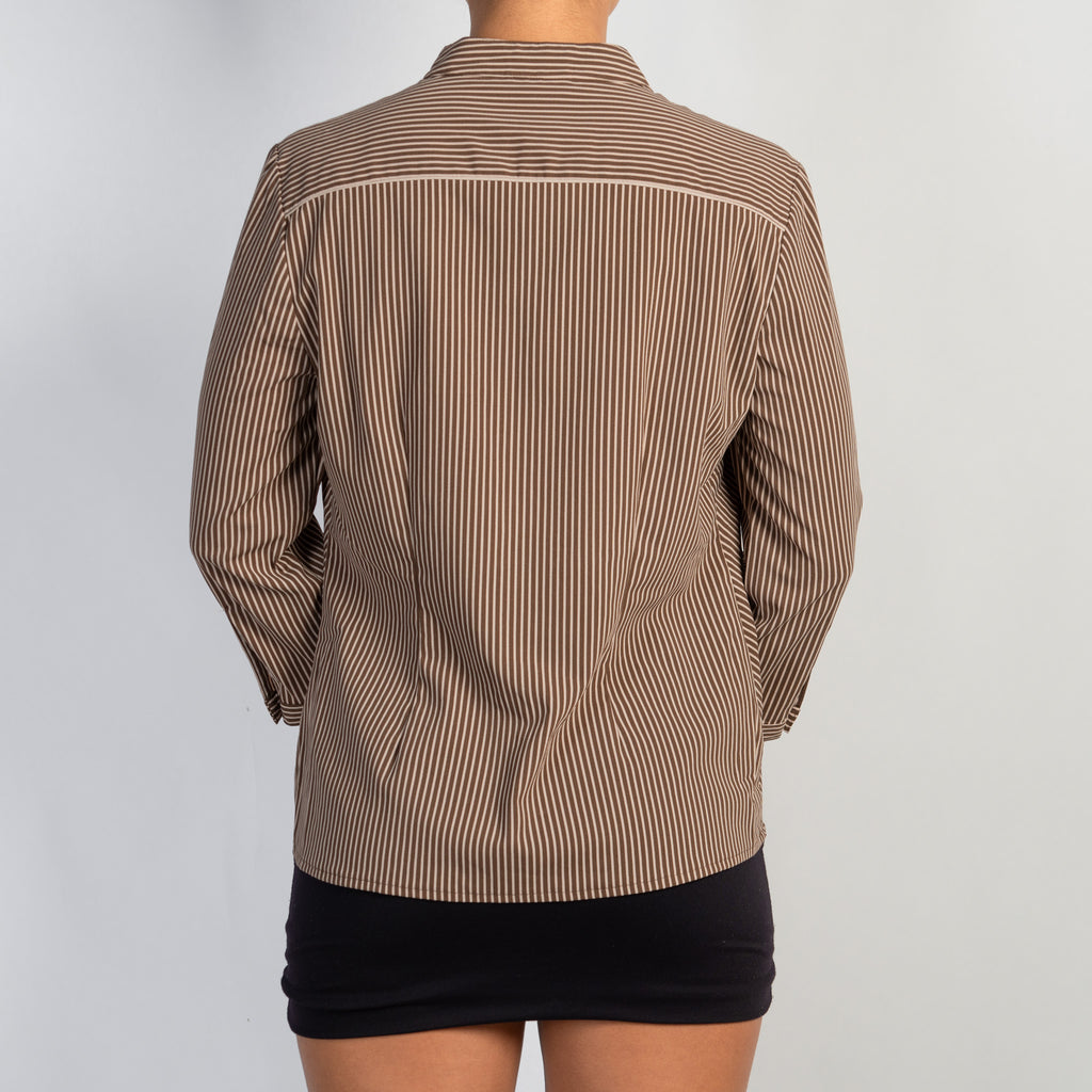STRIPE 3/4 SLEEVE BLOUSE