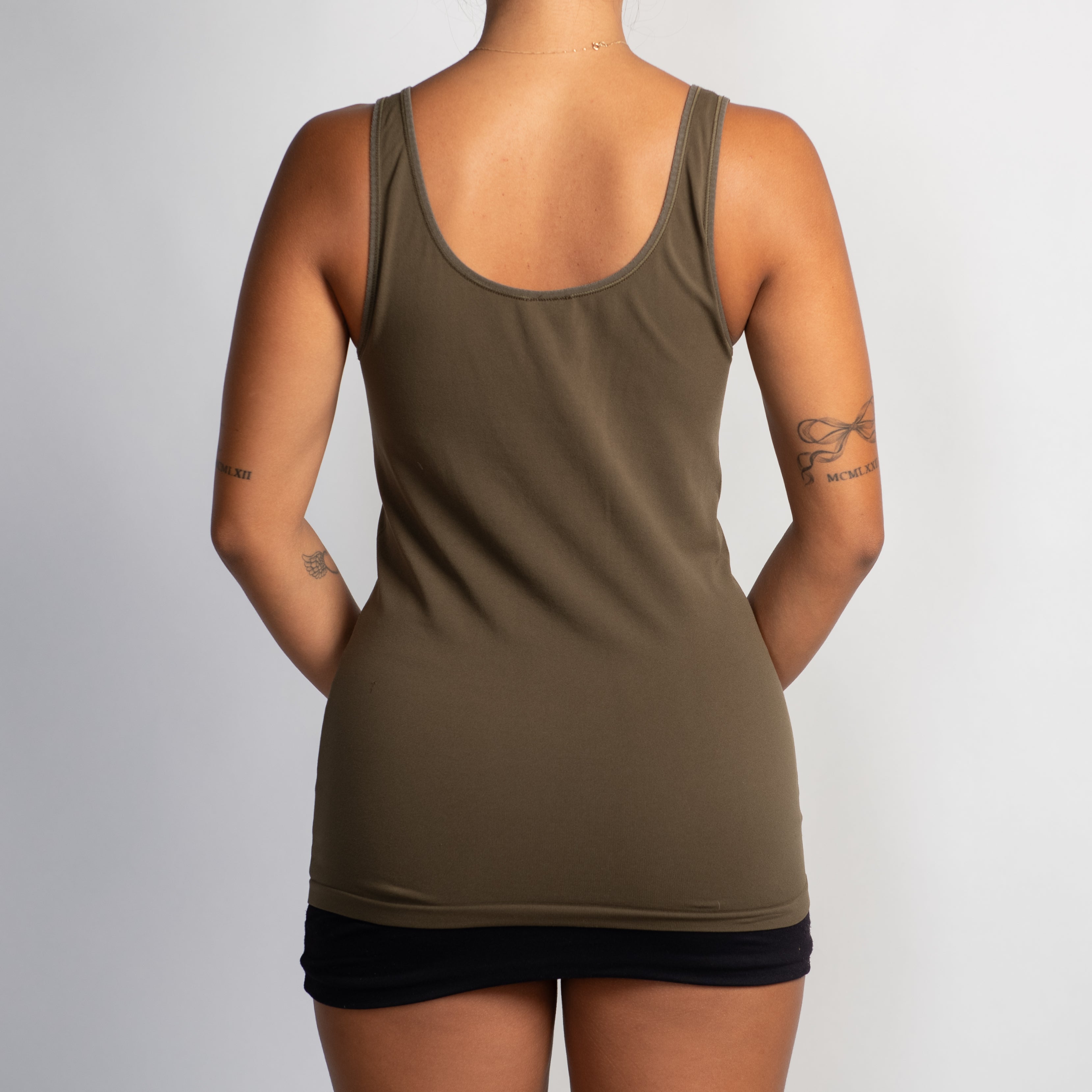 KHAKI TANK TOP