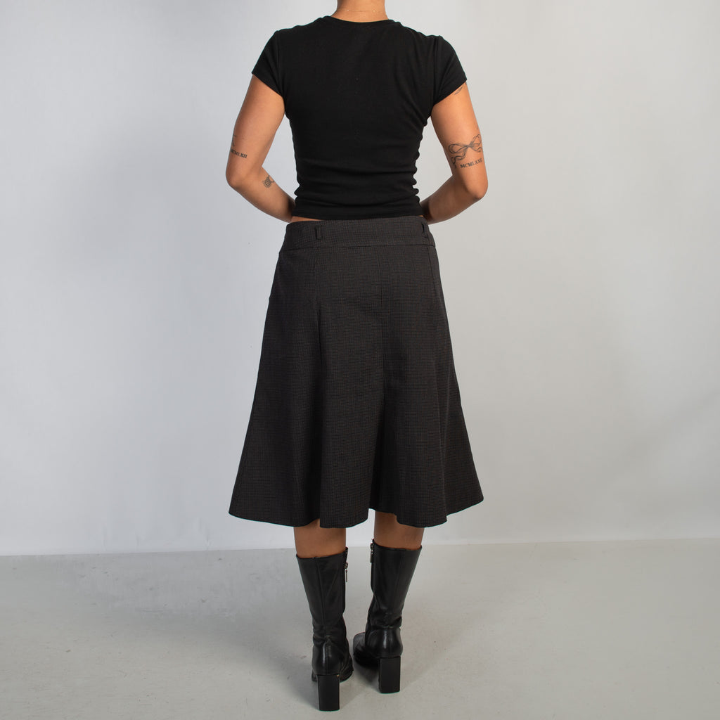 CHARCOAL PATTERN SKIRT