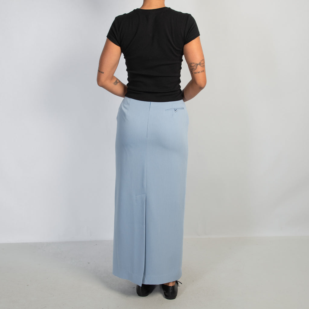 LIGHT BLUE MAXI SKIRT