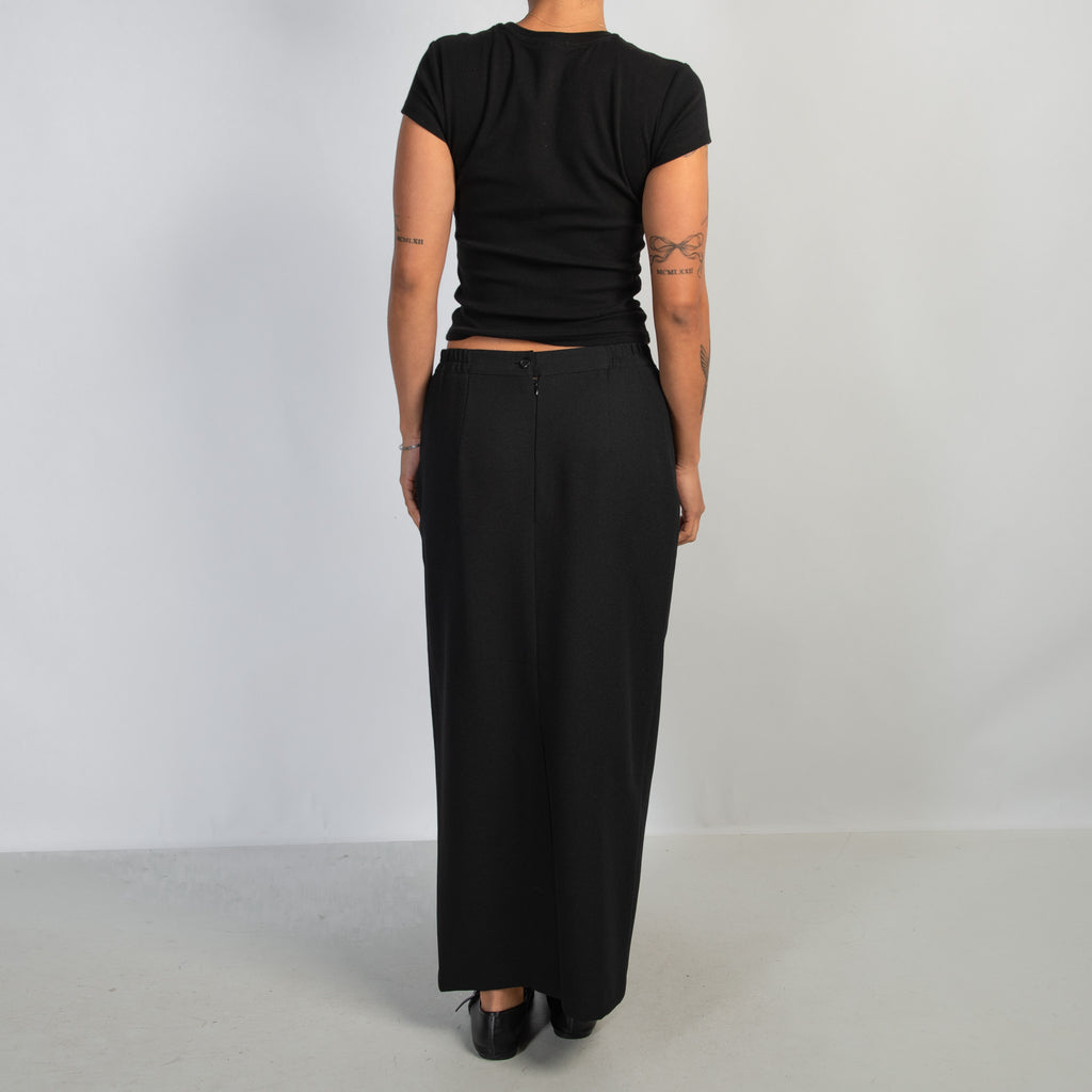 BLACK MAXI SKIRT