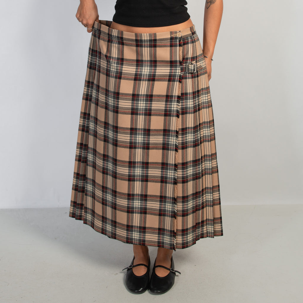 TARTAN WOOL KILT SKIRT