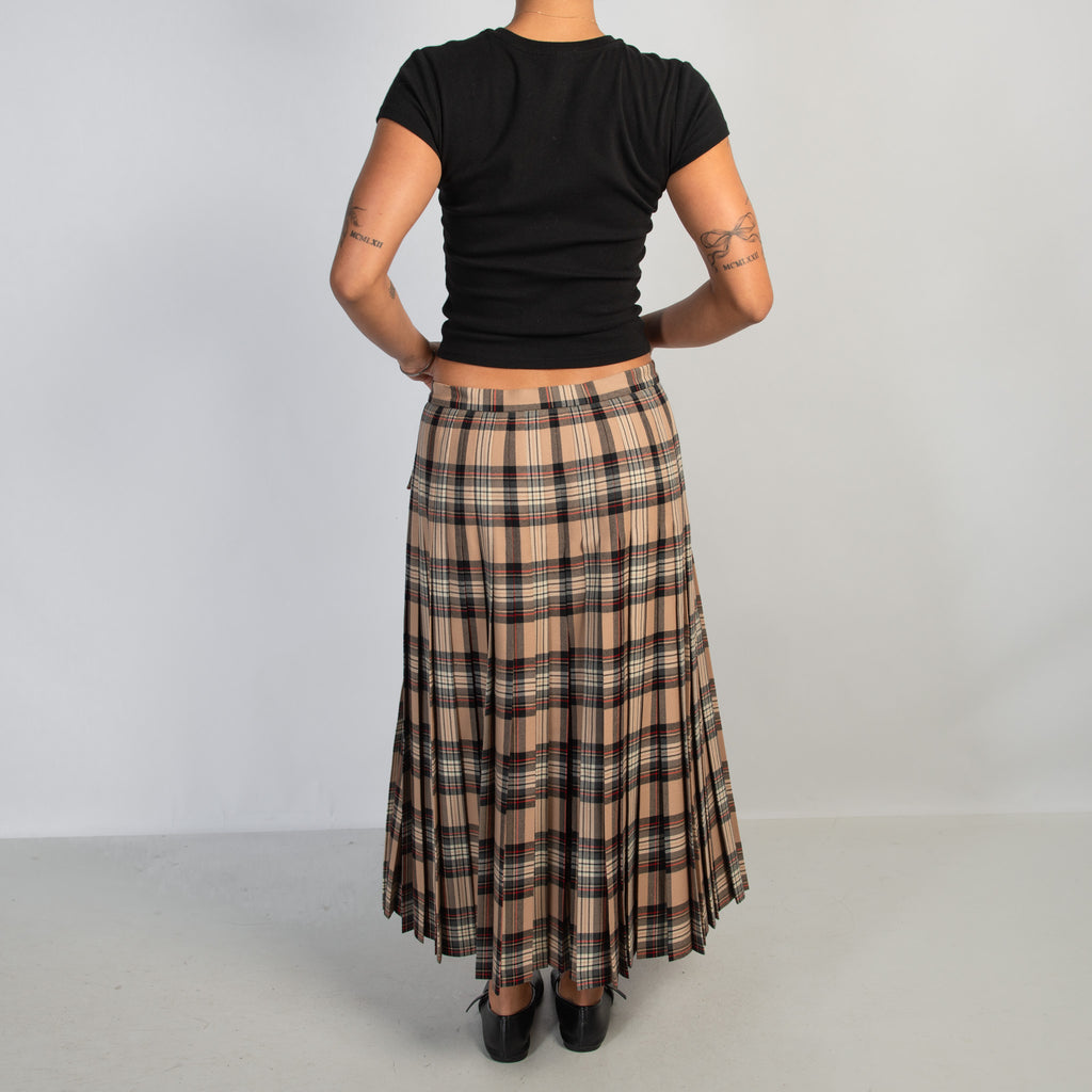 TARTAN WOOL KILT SKIRT