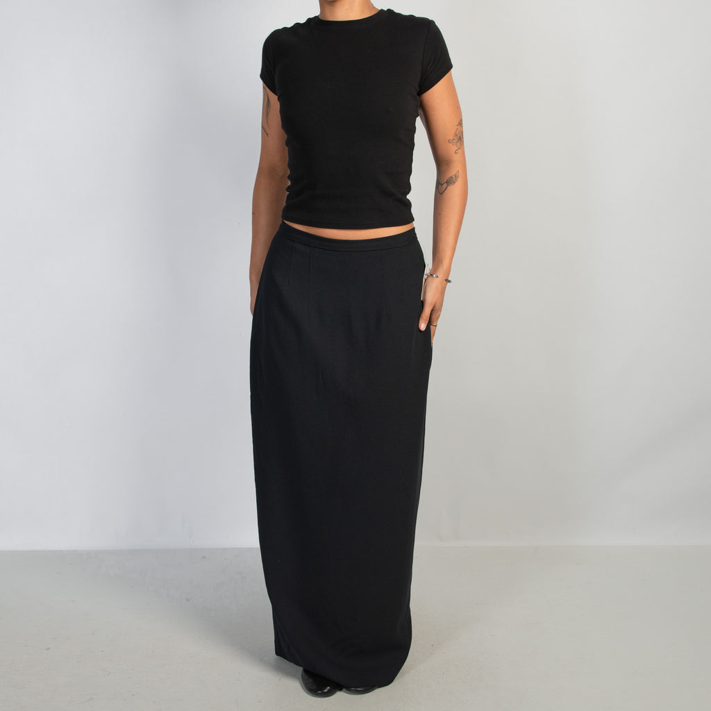 BLACK MAXI SKIRT