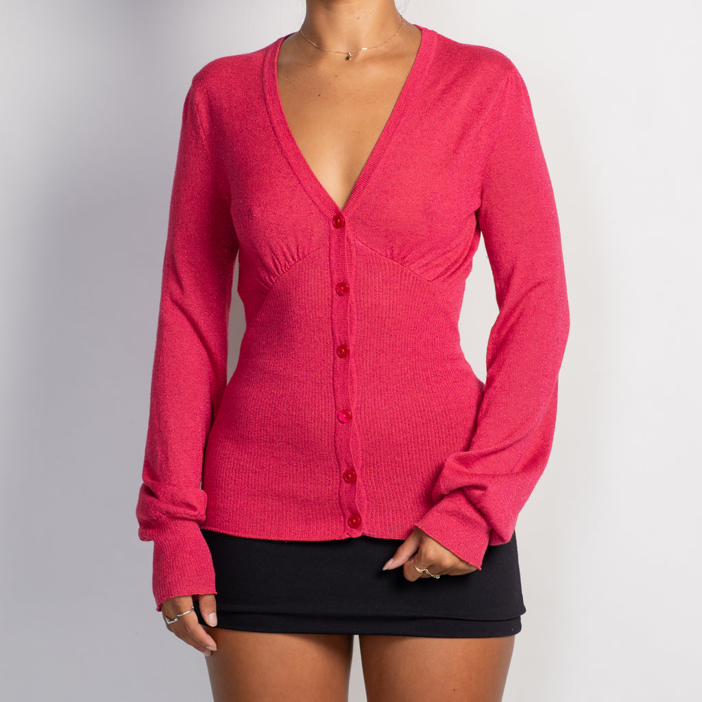 HOT PINK CARDIGAN