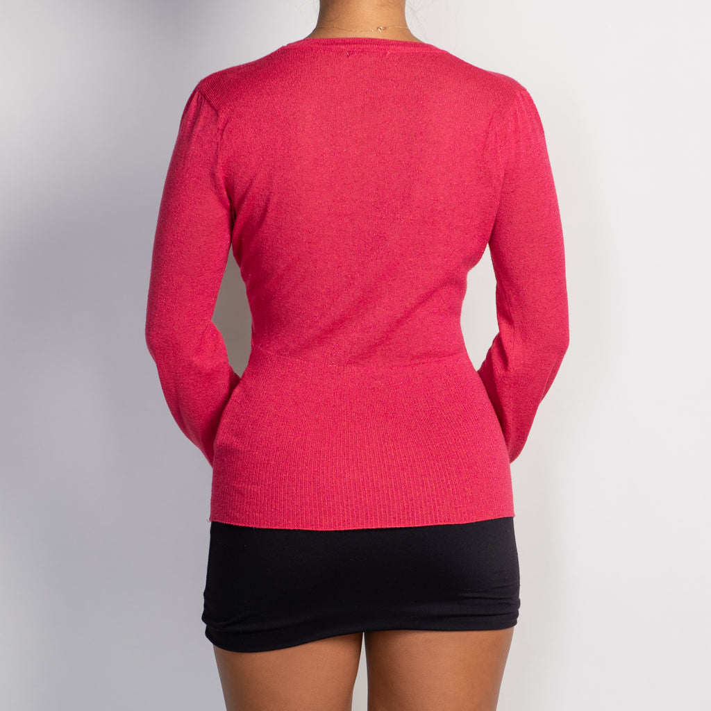 HOT PINK CARDIGAN