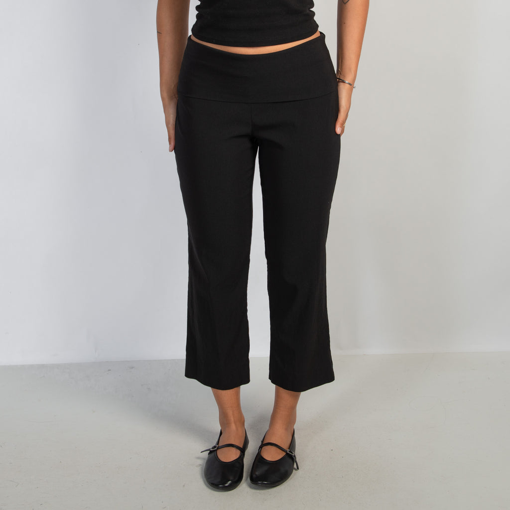CROP FOLD OVER TROUSERS