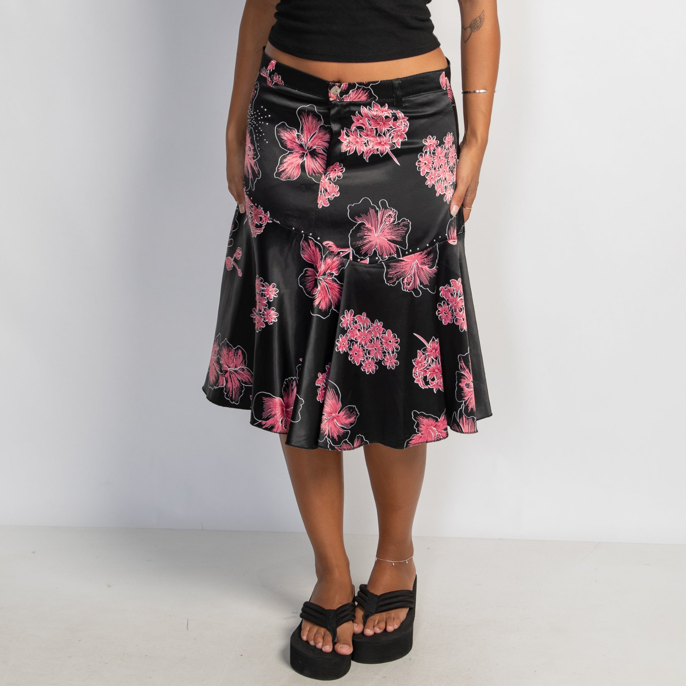 HIBISCUS MIDI SKIRT