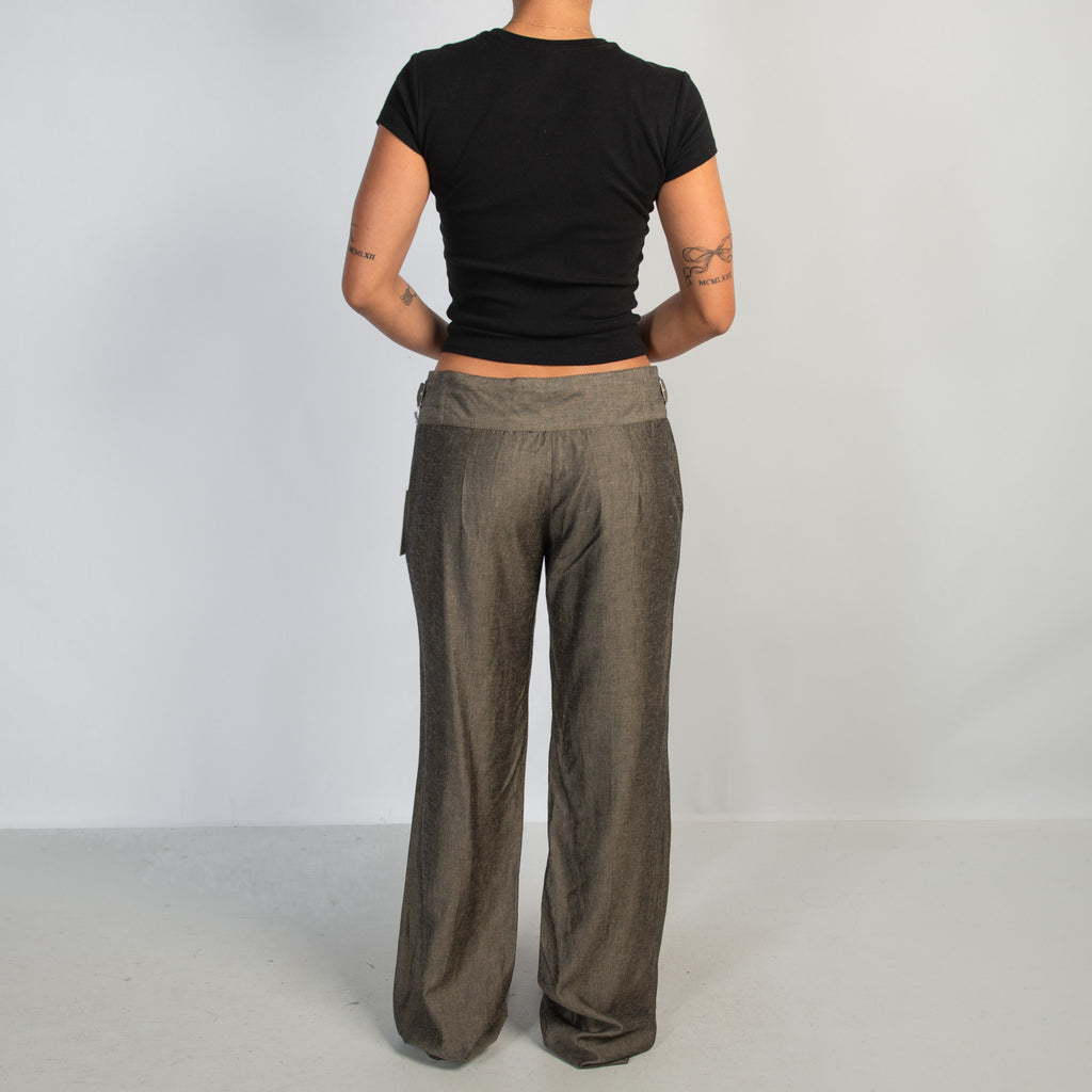 LINEN STRAIGHT LEG PANTS