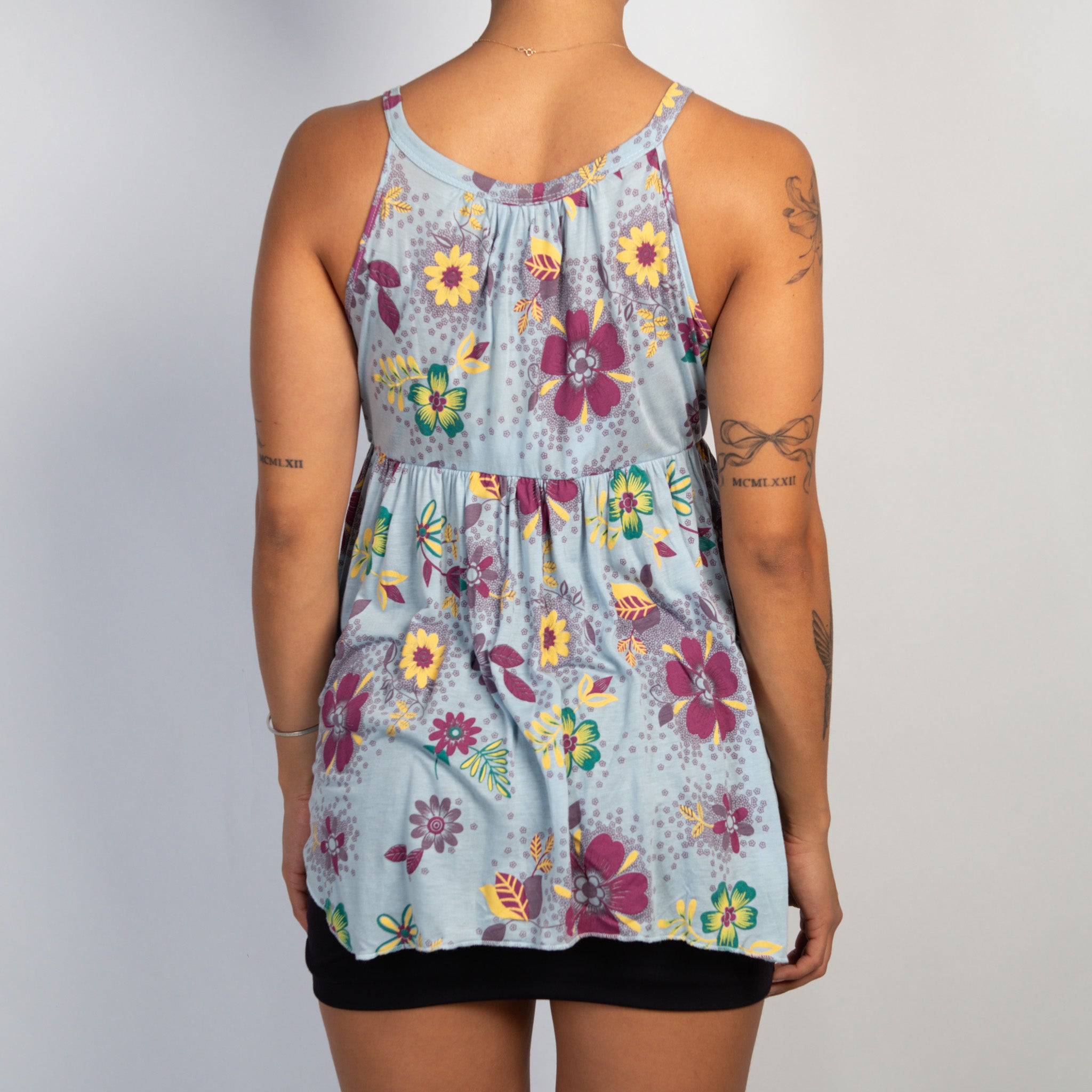 BLUE FLORAL CAMISOLE