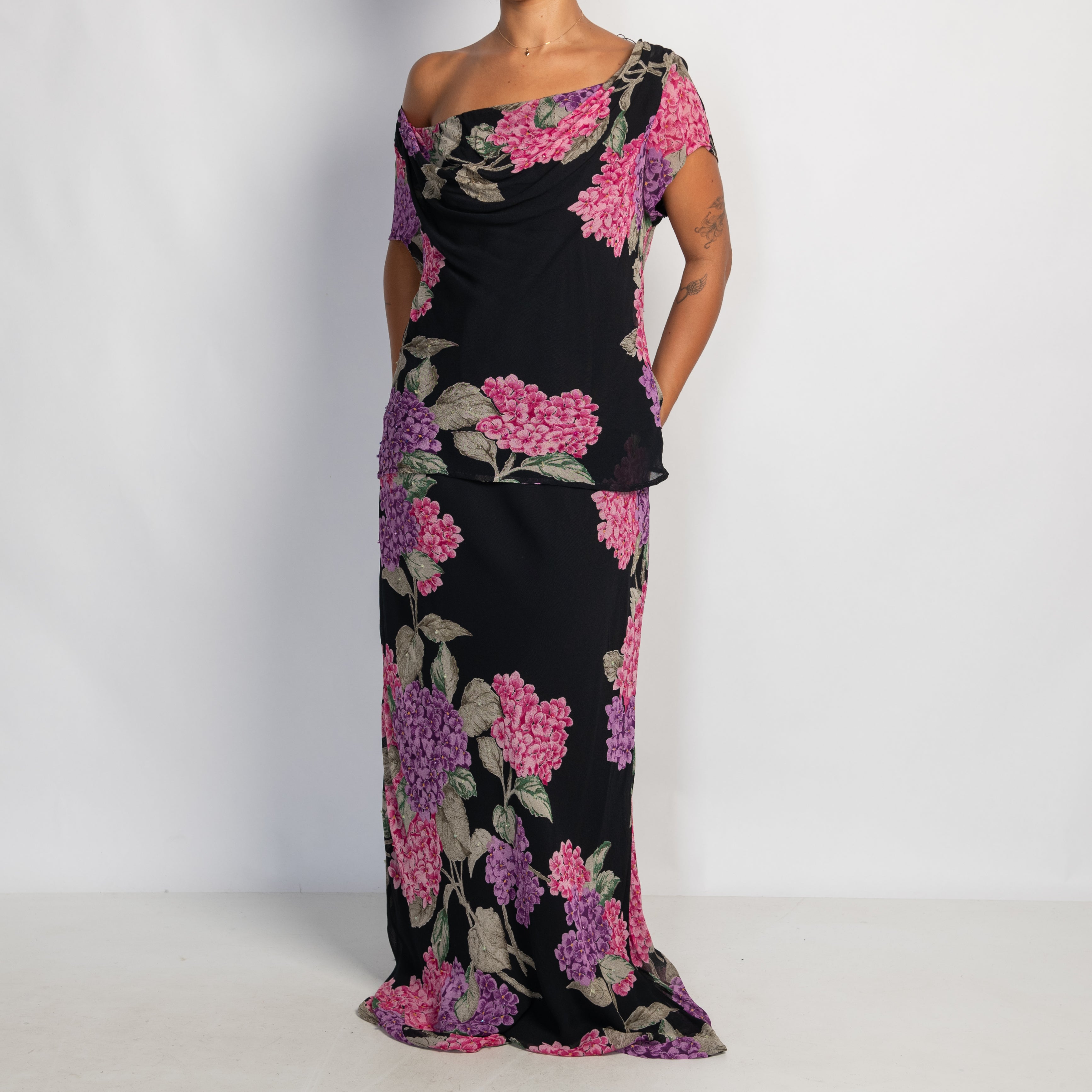 PINK FLORAL 2 PIECE SET