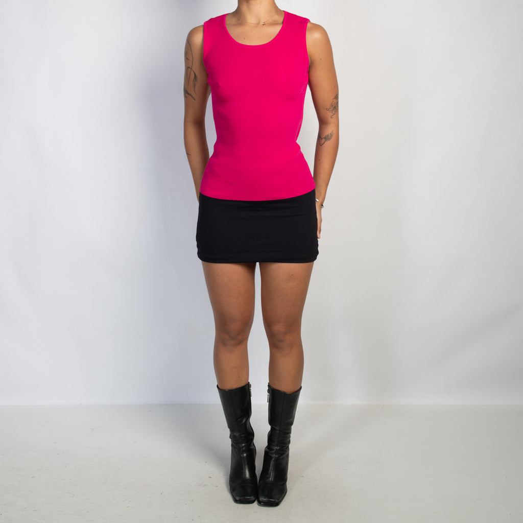 PINK KNIT TANK TOP