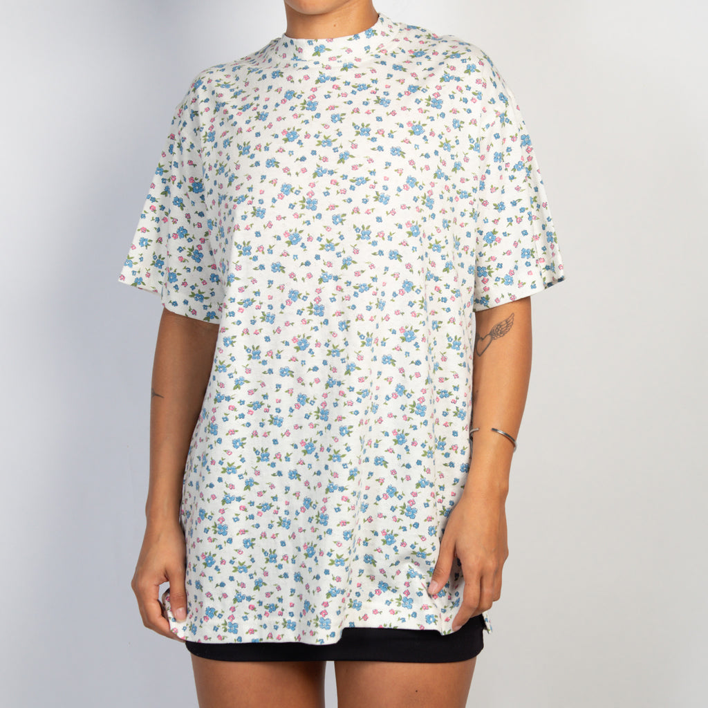 FLORAL COTTON TSHIRT