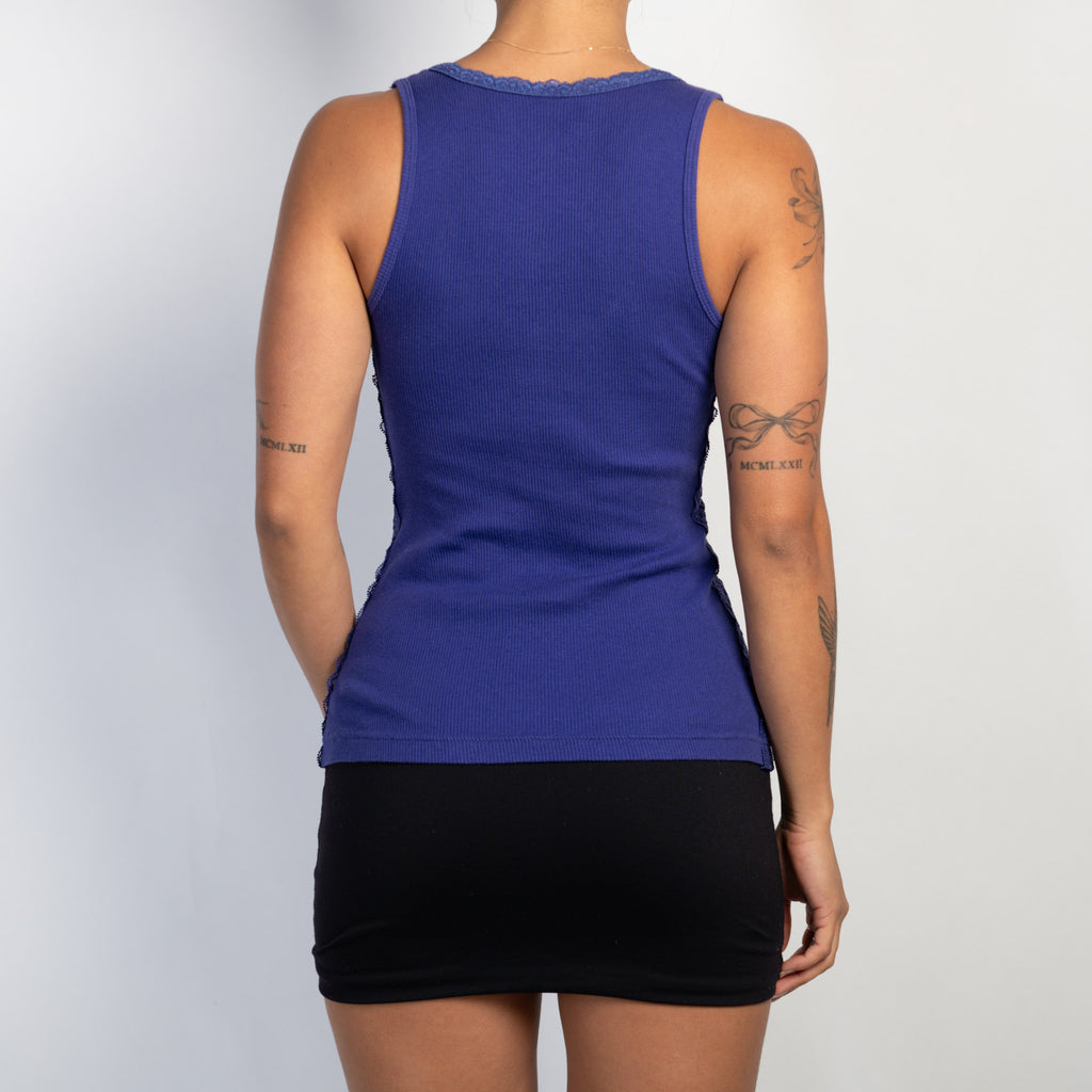 VIOLET LACE TRIM CAMISOLE