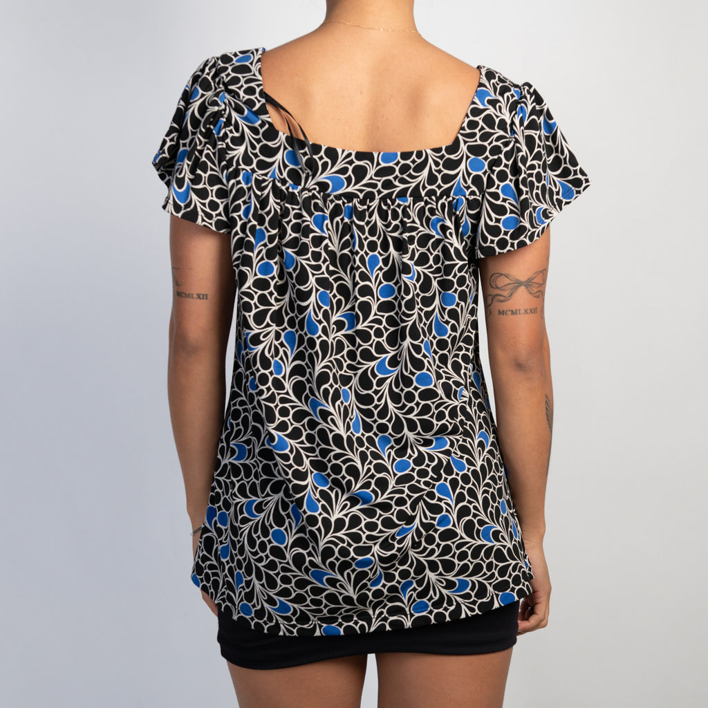 FLORAL BABYDOLL TOP