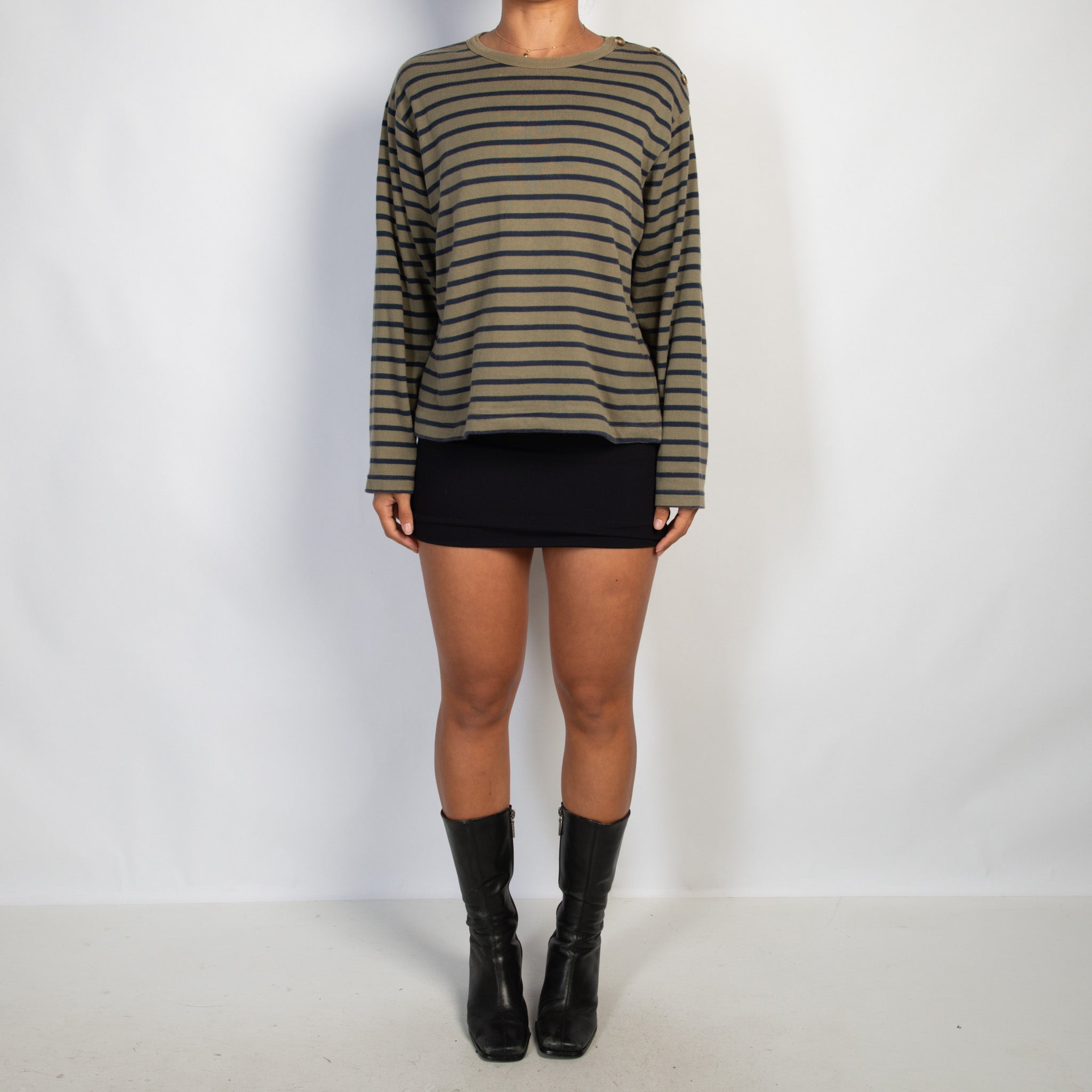 STRIPE LONG SLEEVE TOP