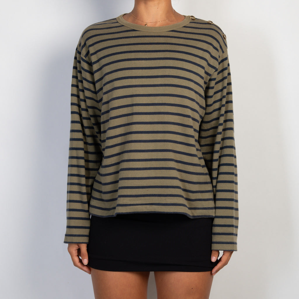 STRIPE LONG SLEEVE TOP