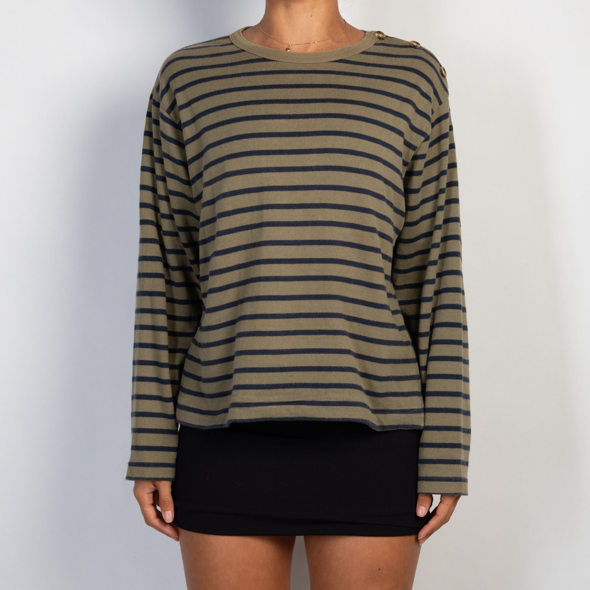 STRIPE LONG SLEEVE TOP