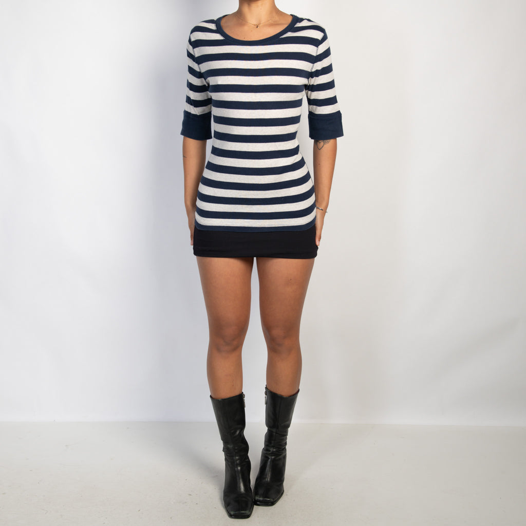 STRIPE 1/2 SLEEVE TOP