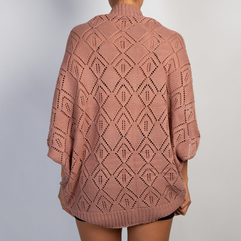 PINK KNIT BOLERO