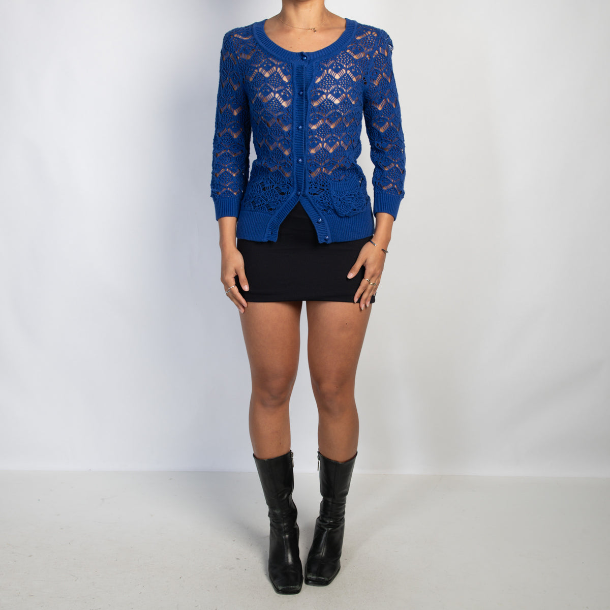COBALT KNIT CARDIGAN