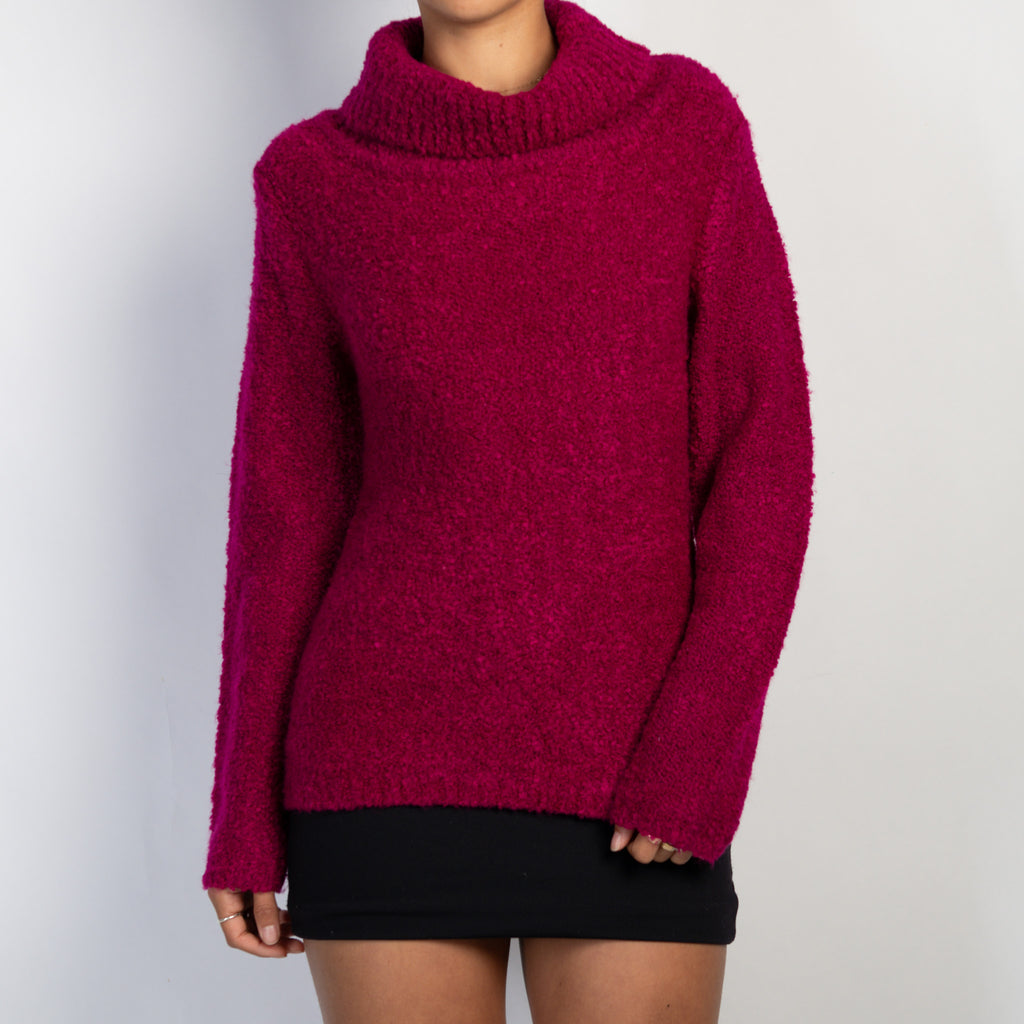 PINK TURTLENECK SWEATER