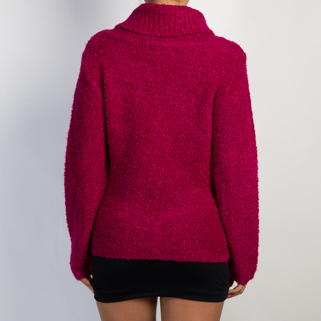 PINK TURTLENECK SWEATER