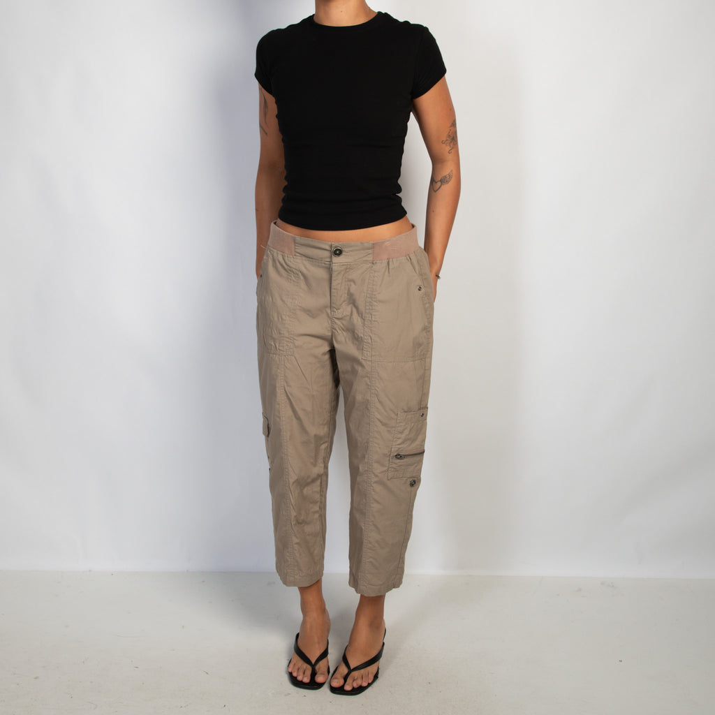 BROWN COTTON PANTS