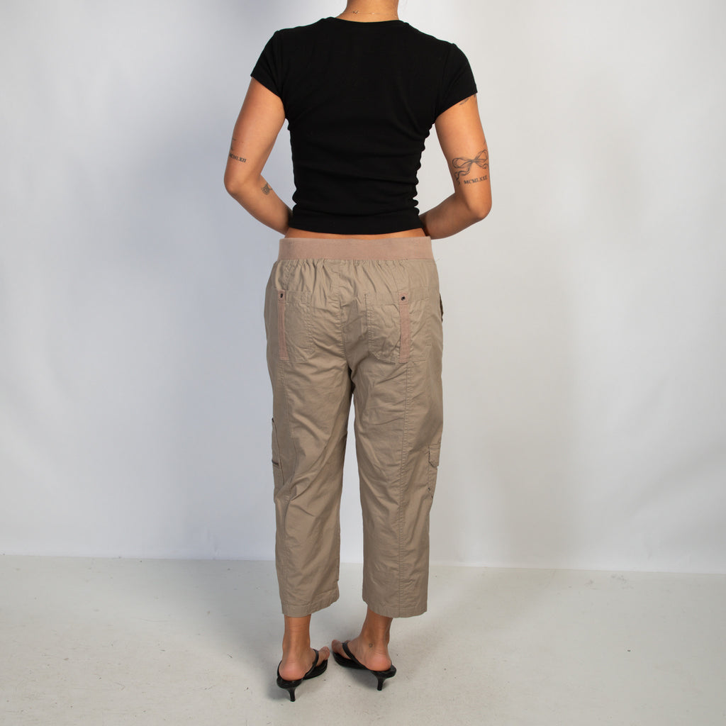 BROWN COTTON PANTS