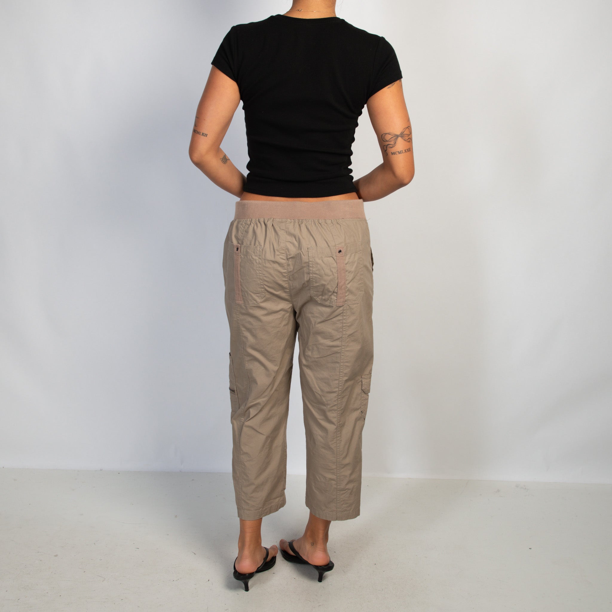 BROWN COTTON PANTS