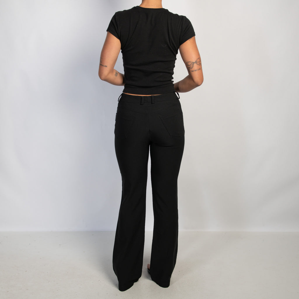 BLACK BOOTCUT PANTS