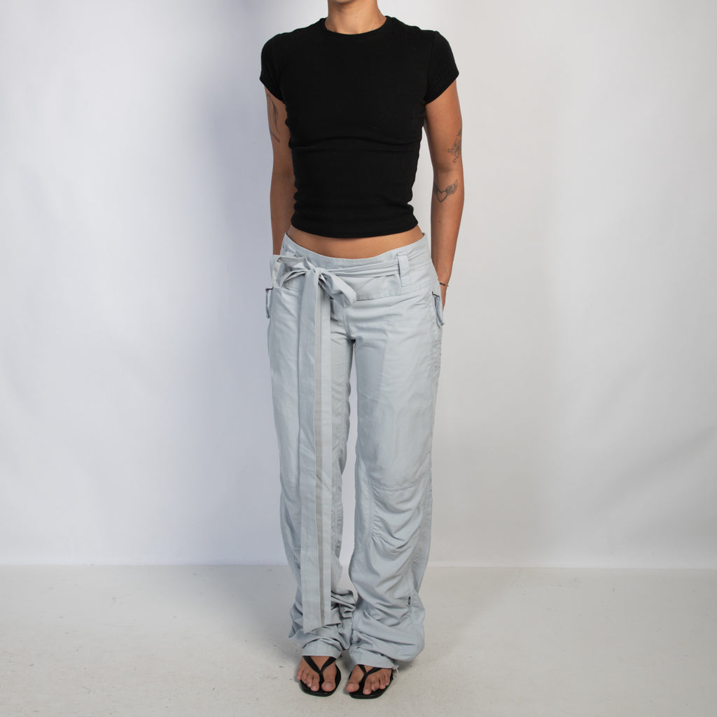GREY CARGO PANTS