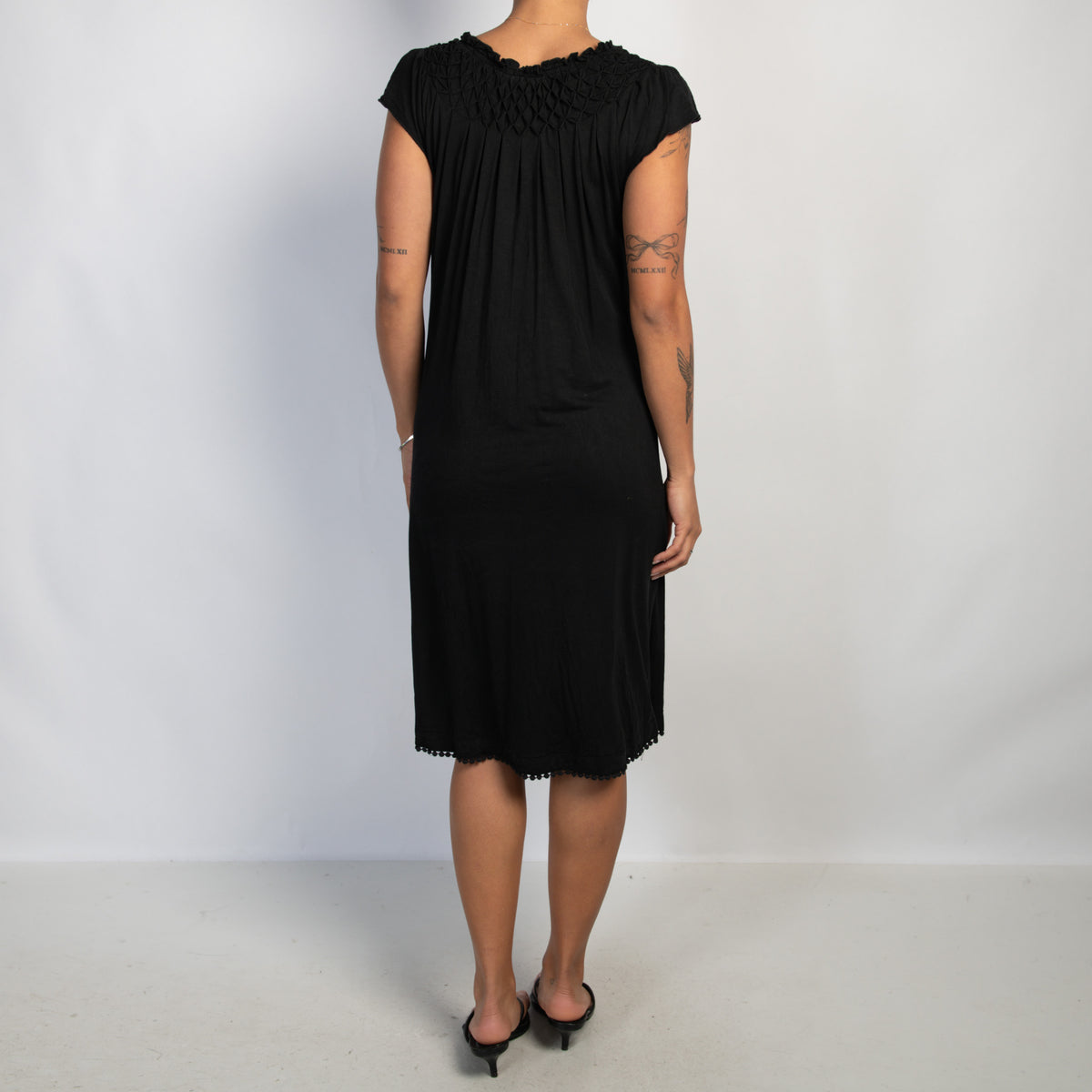 BLACK STRETCH DRESS