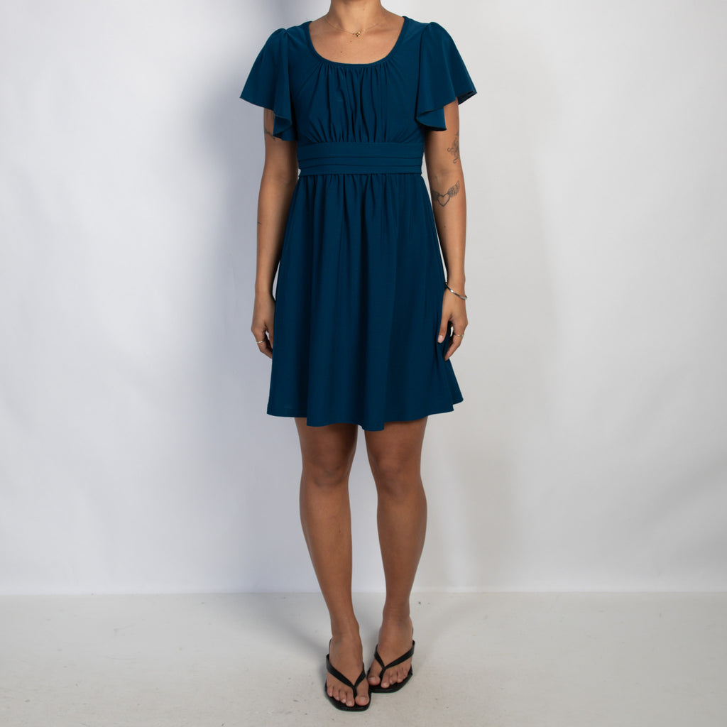 TEAL STRETCH DRESS
