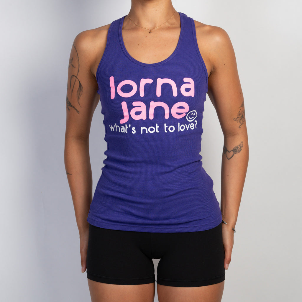 VIOLET COTTON TANK TOP