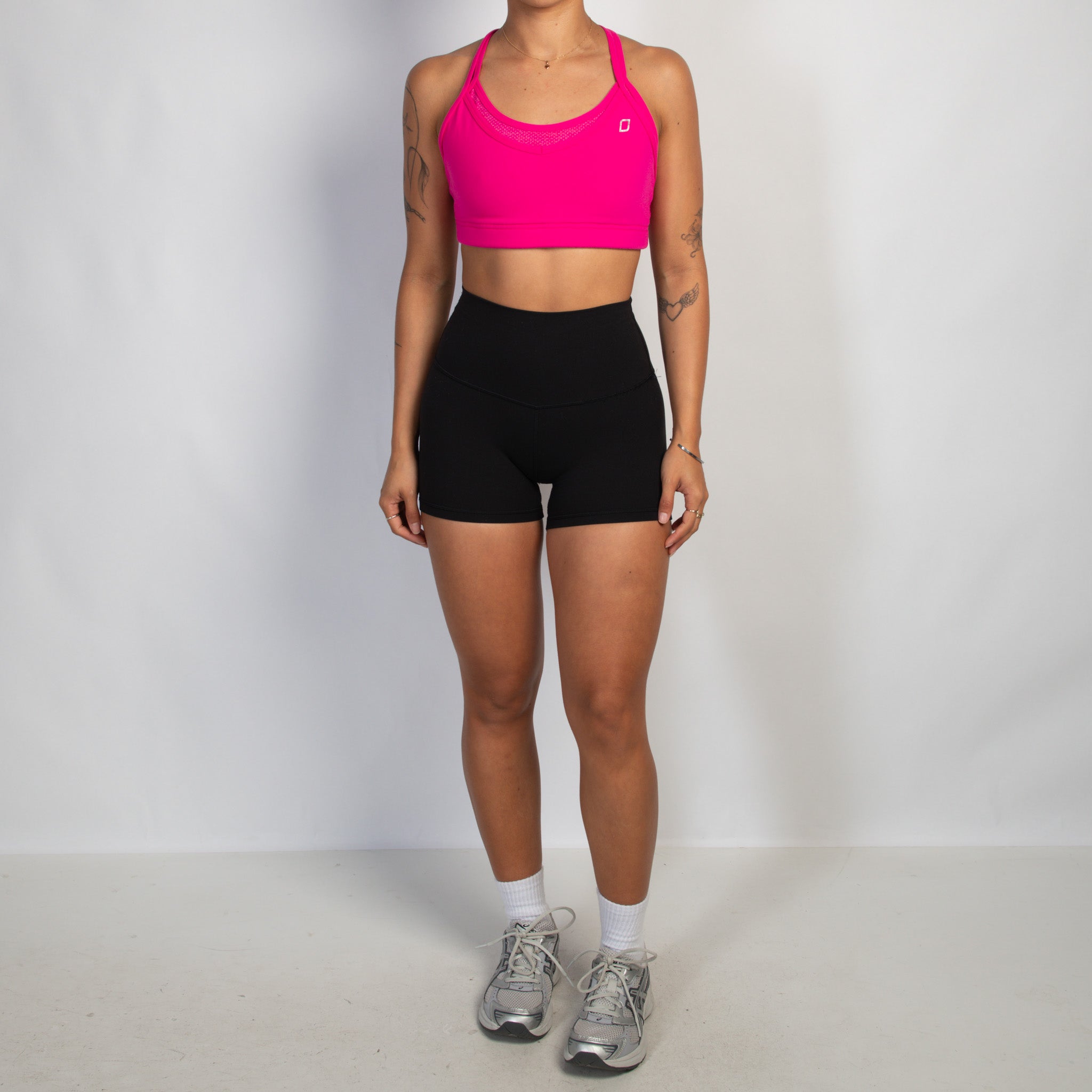 PINK LAYERED SPORTS BRA