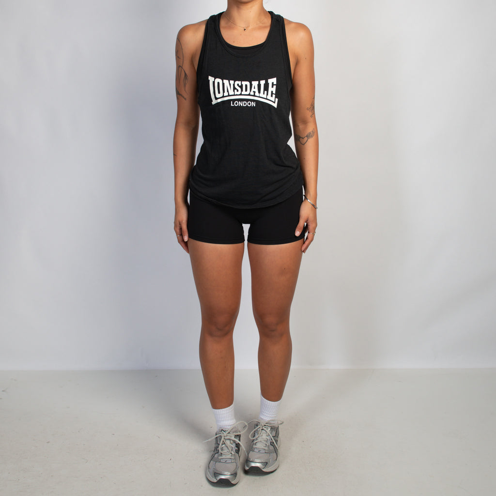 BLACK LAYERED TANK TOP