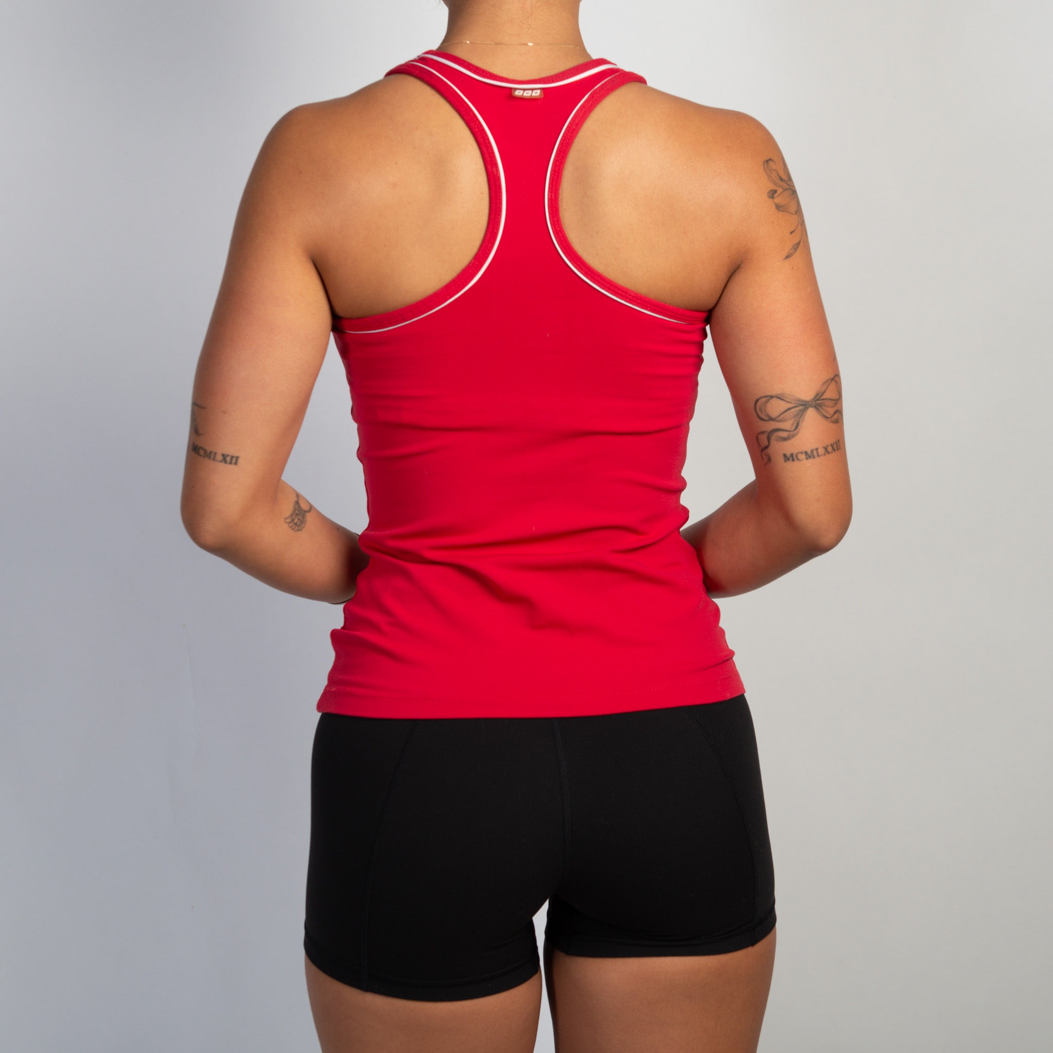 RED ACTIVE TANK TOP