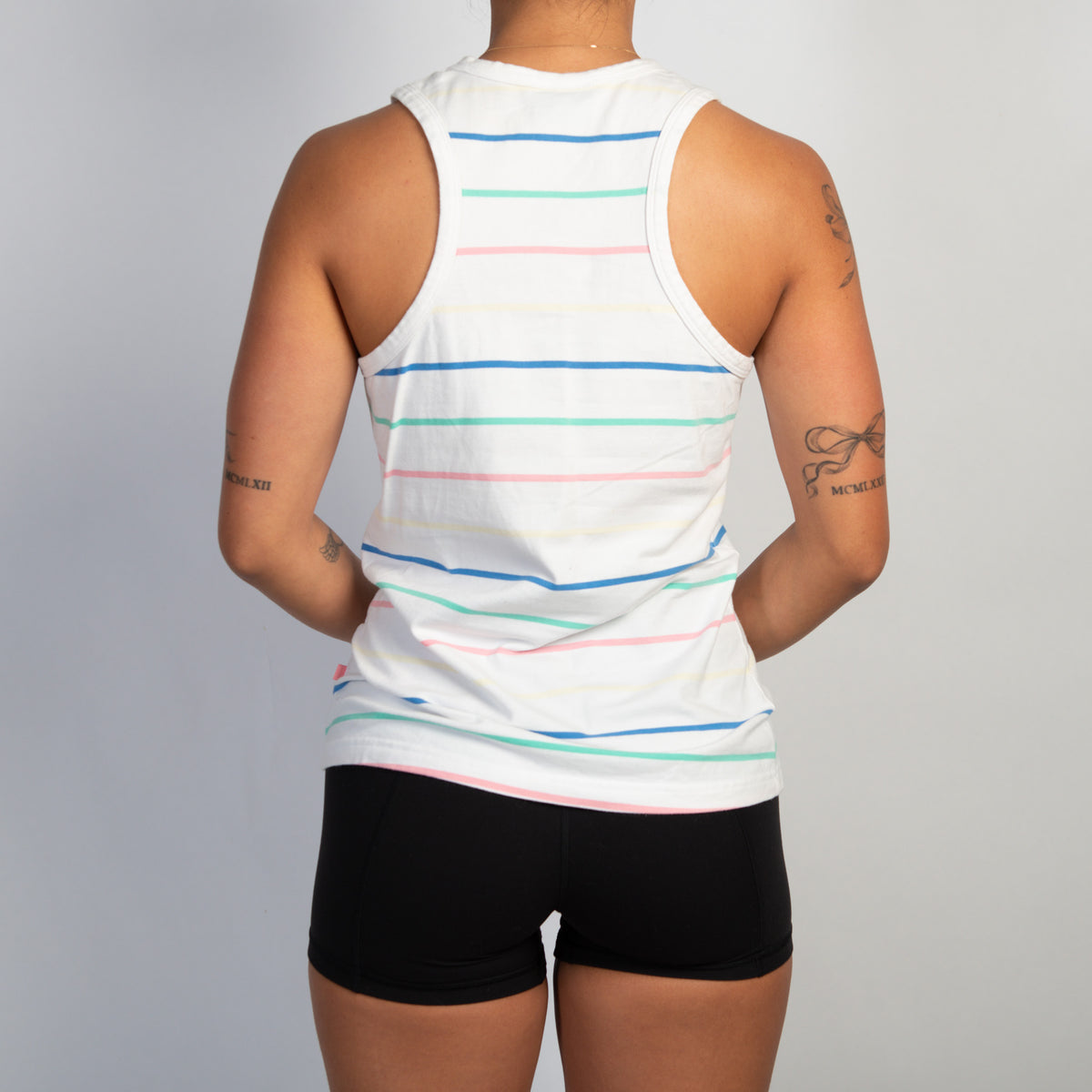 STRIPE COTTON TANK TOP